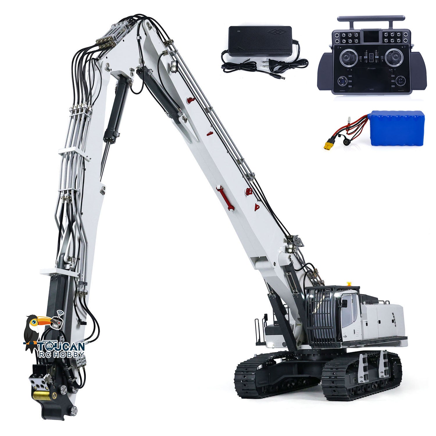 1/14 CUT K970-300 Hydraulic RC Excavator Remote Control Demolition 