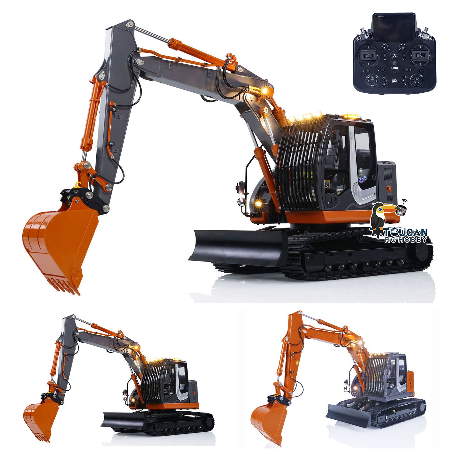 Smallest best sale rc excavator