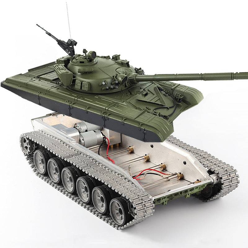 Henglong 1/16 T72 360Degrees RC Tank 3939 Metal Chassis Wheel Plastic Upper  Hull Barrel Recoil & Flashing Infrared NO BB