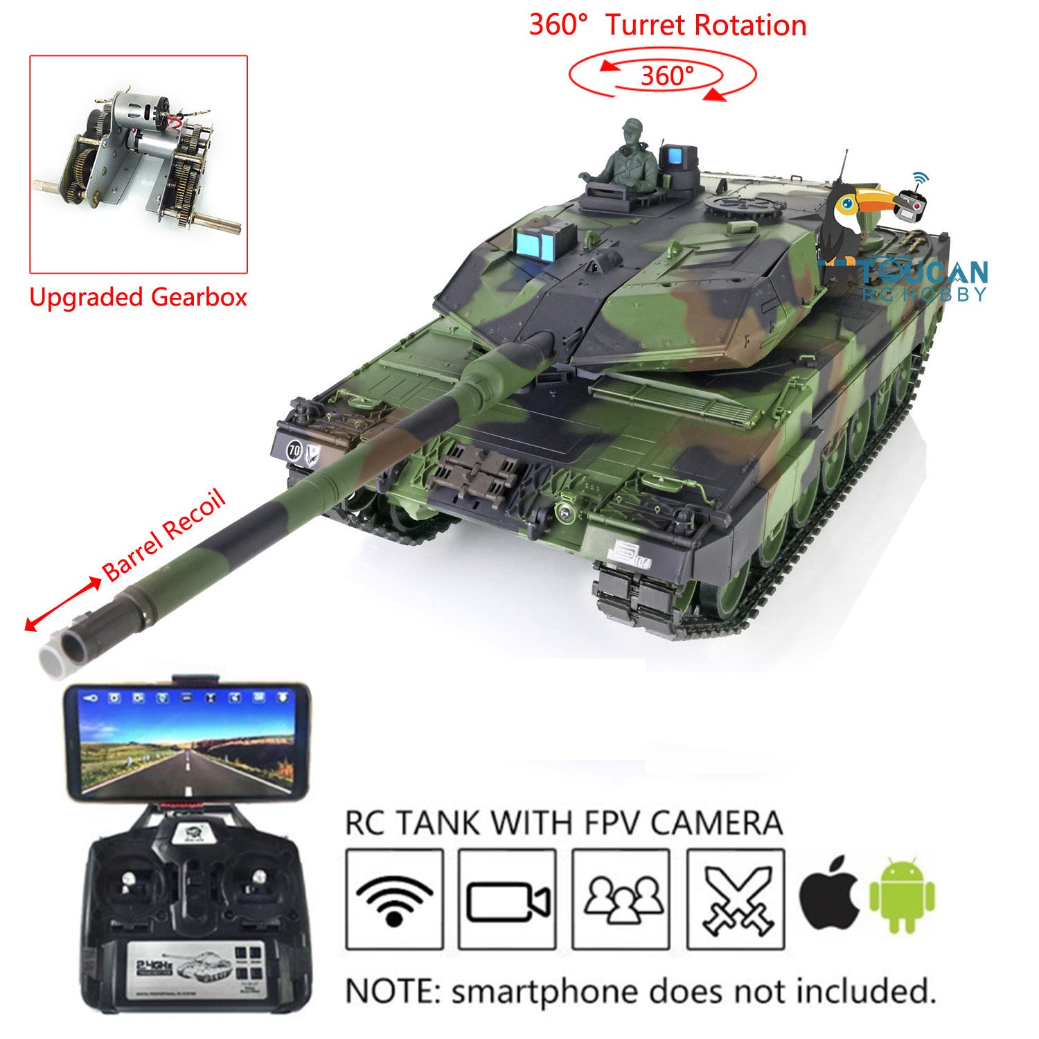 Rc tank ir battle hot sale system