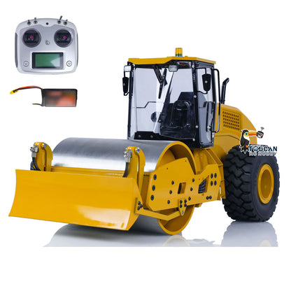 TOUCAN CS11 1/12 Metal Hydraulic RC Road Roller Remote Controlled Car Simulation Model Ready to Run RTR Painted and Assembled