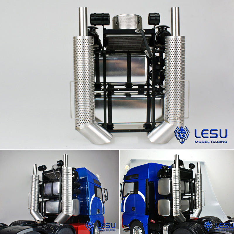 1/14 LESU 8x8 Remote Controlled Assembled Metal Chassis Lock Servos Motor Equipment Rack Part DIY TAMIYE Tractor Truck Cars