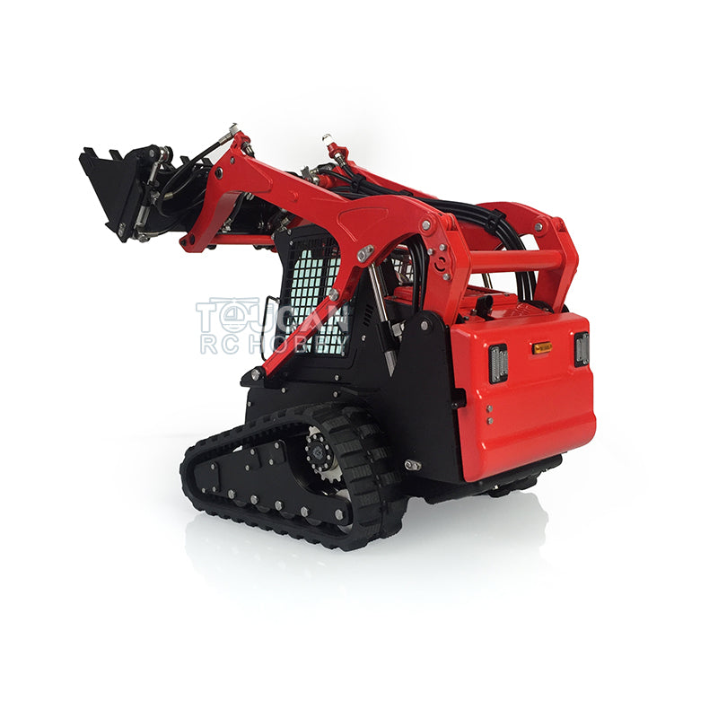 US STOCK RC LESU 1/14 Metal Hydraulic Aoue-LT5 Tracked Skid-Steer Loader RTR  Lights Sounds Truck Model