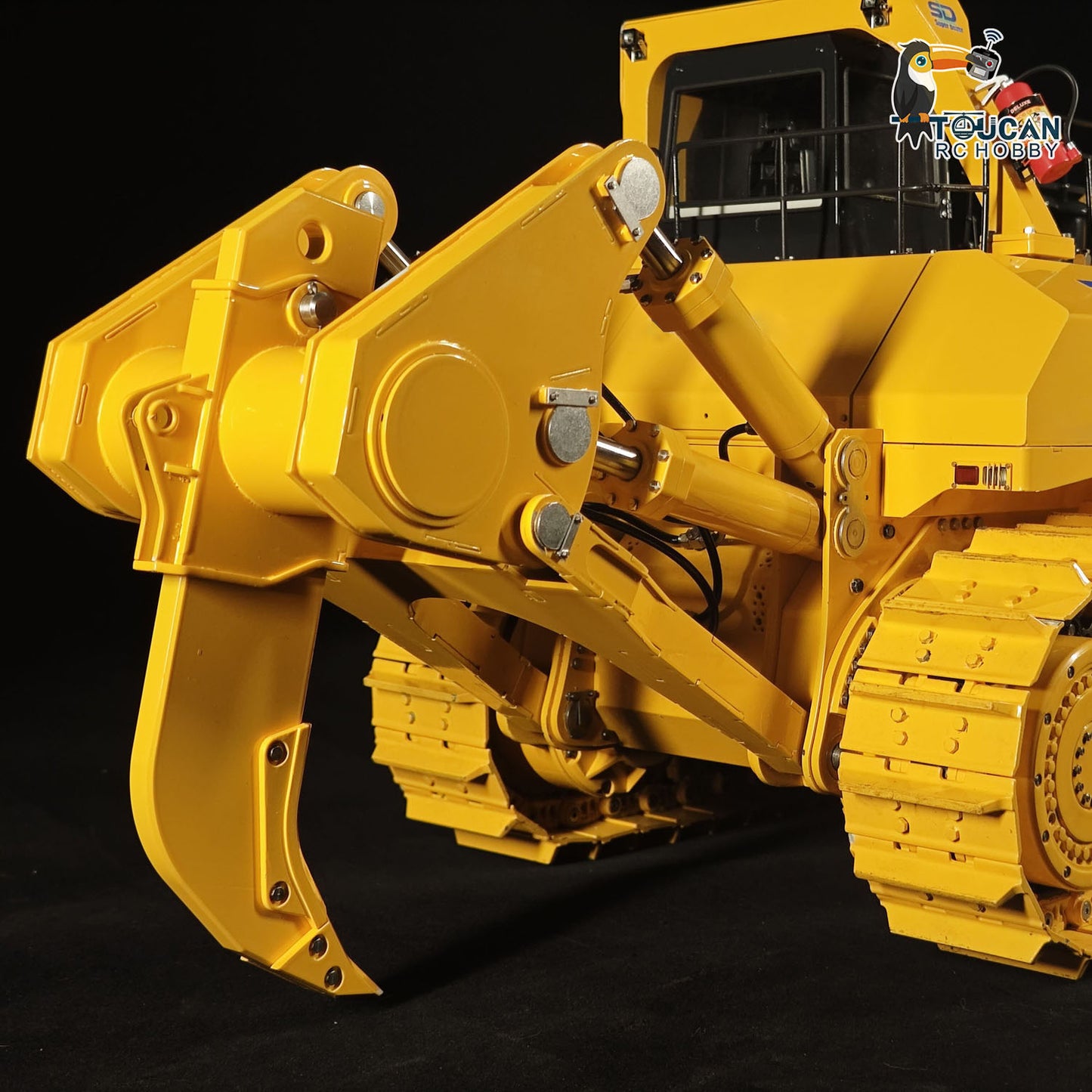 Metal JDMODEL 1/14 RC Hydraulic Bulldozer 575 Huge Dozer Heavy Machine Frsky X14 Radio RTR Mix Controlled Car Upgrade Smoking