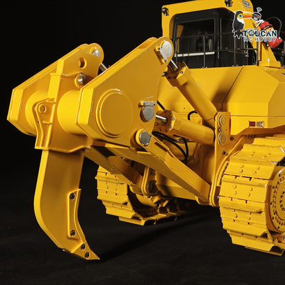 Metal JDMODEL 1/14 RC Hydraulic Bulldozer 575 Huge Dozer Heavy Machine Frsky X14 Radio RTR Mix Controlled Car Upgrade Smoking