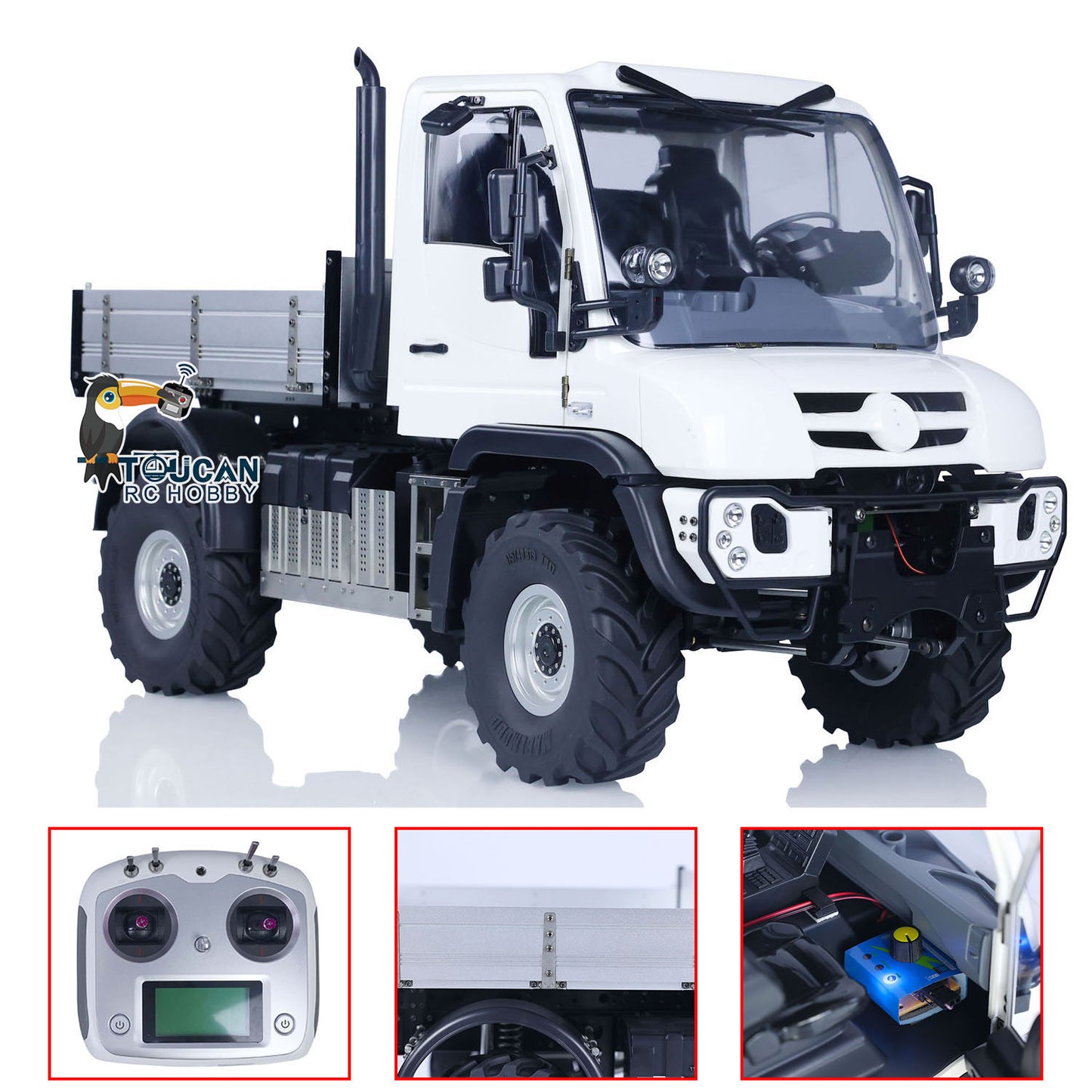 IN STOCK Customized 1/10 U423 4X4 RC Off-road Vehicles Remote Controlled Rock Crawler Car PNP Version Metal Bucket Painted Assembled