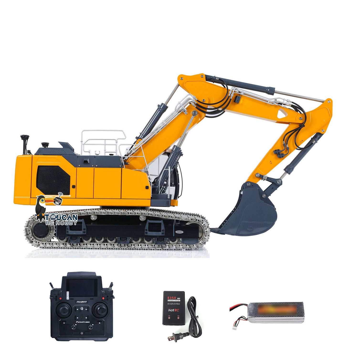 LESU 3-Section Arm Metal 1/14 Hydraulic RC Excavator LR945 Radio Control Diggers PNP/RTR Optional Versions