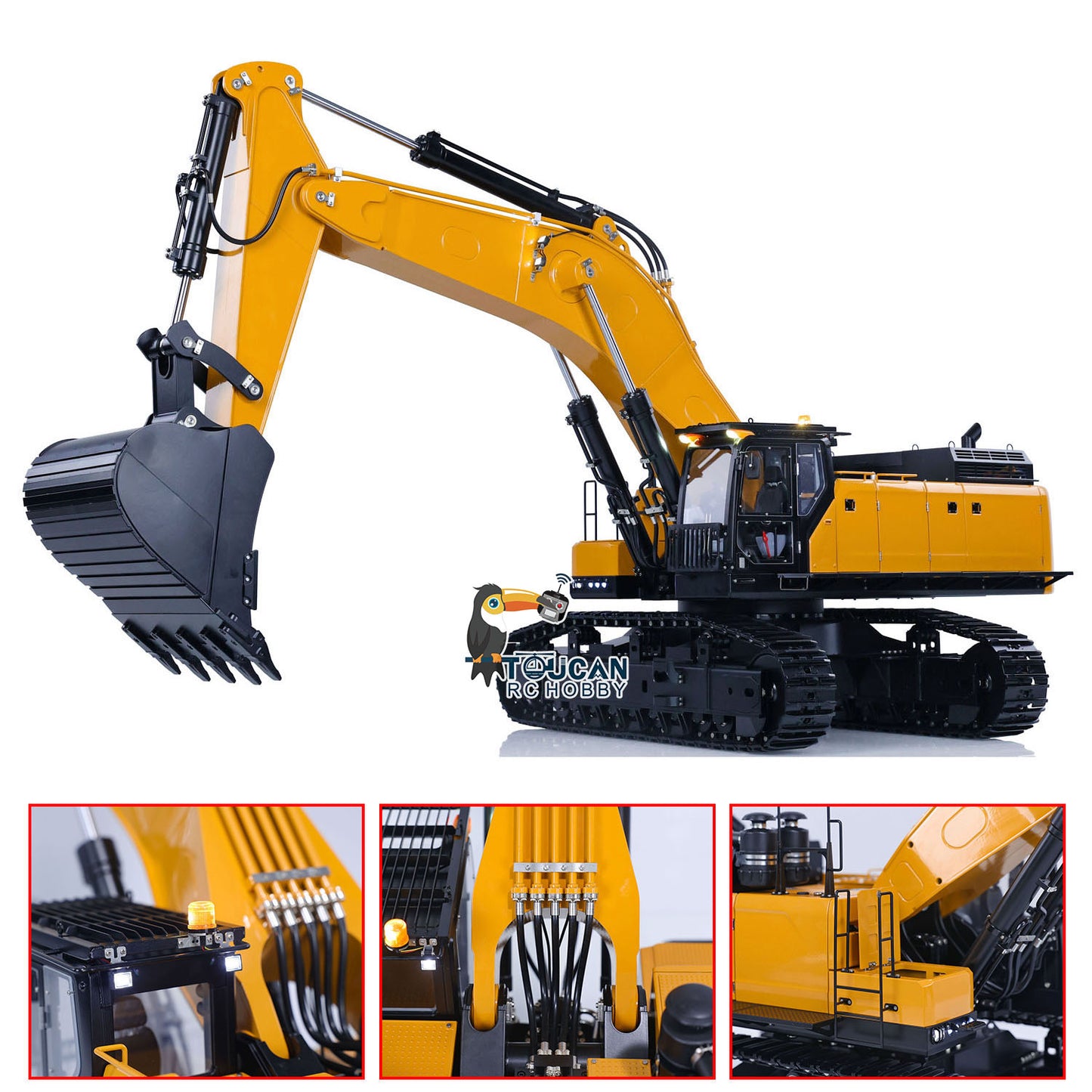 IN STOCK Kabolite K980 1/14 Hydraulic RC Excavator SY980H Giant PL18 Lite Radio Control Digger Construction Vehicle DIY Simultion Car Toy