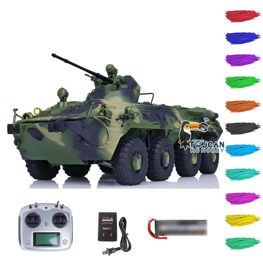 CROSSRC BT8 8X8 1/12 Painted RC Armored Model Radio Control Transport Vehicle RTR Emulated Military Car FlySky I6S