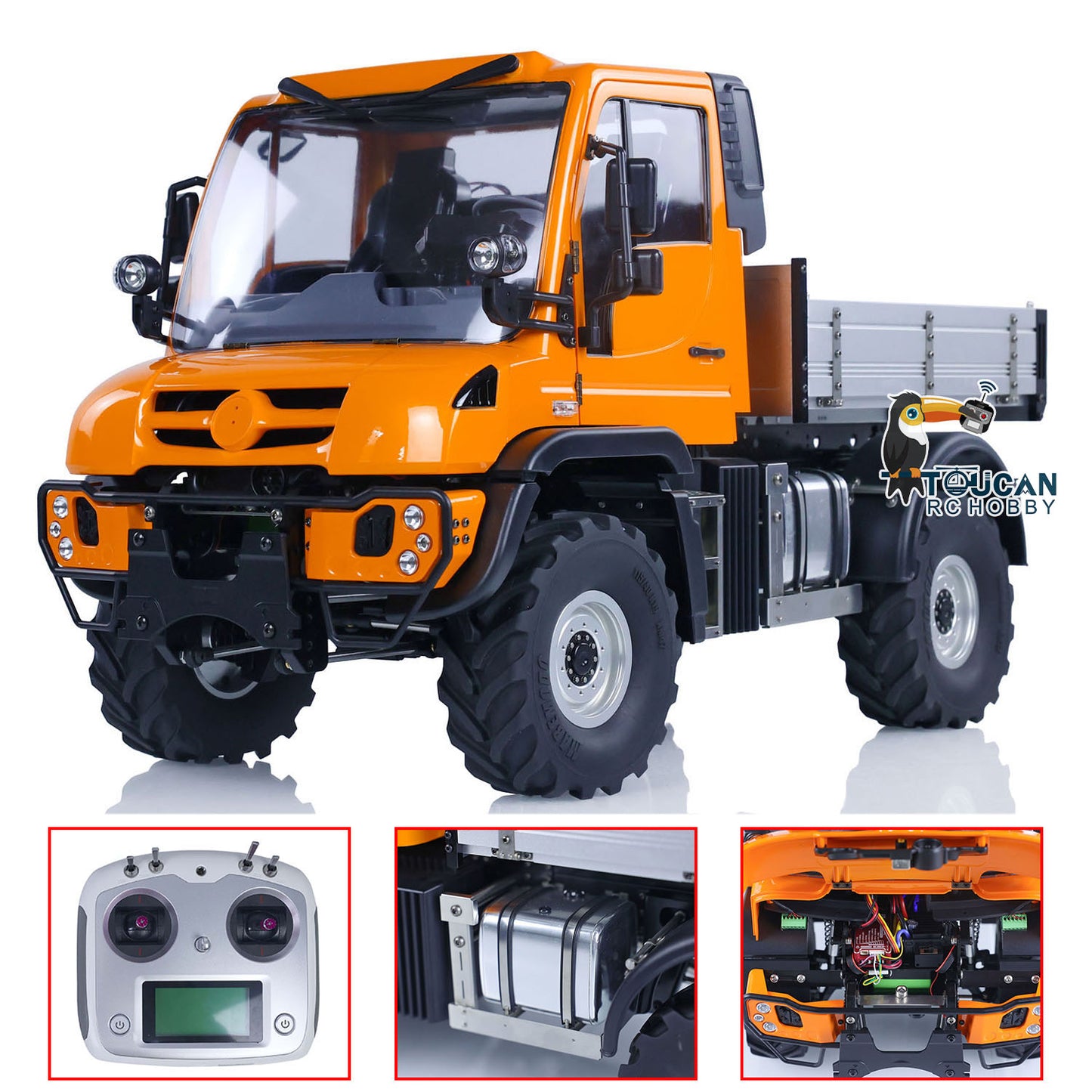 IN STOCK Customized 1/10 U423 4X4 RC Off-road Vehicles Remote Controlled Rock Crawler Car PNP Version Metal Bucket Painted Assembled