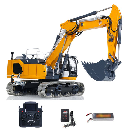 LESU 3-Section Arm Metal 1/14 Hydraulic RC Excavator LR945 Radio Control Diggers PNP/RTR Optional Versions