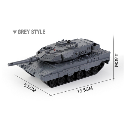 RC Mini Tank RTR Remote Control Battle Tank Toy Gifts for Children Adults Rotate Turret Infrared system 13.5*5.5*4.5CM