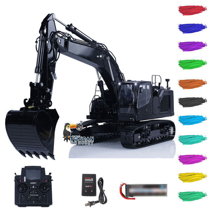 LESU 1/14 Aoue LR945 Metal Hydraulic RC Excavator Remote Controlled Digger Model Painted Assembled Optional Version PNP RTR