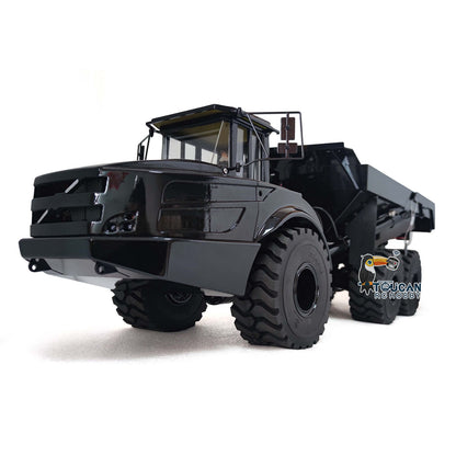 IN STOCK Remote Control 1/14 6x6 Metal Hydraulic lifting Articulated Truck A40G RC Dumper Toys Model Motor Servo Transmitter