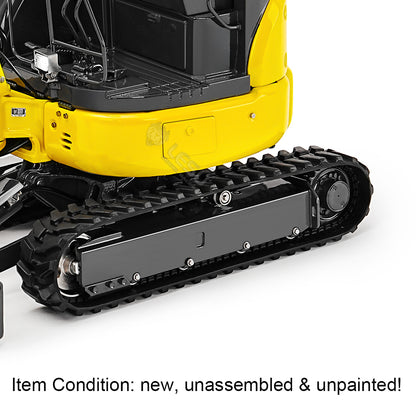 Unassembled KIT LESU 1/14 RC Hydraulic Excavator PC30 Metal Mini Digger Model Emulated Construction Vehicle 6CH Valve Unpainted