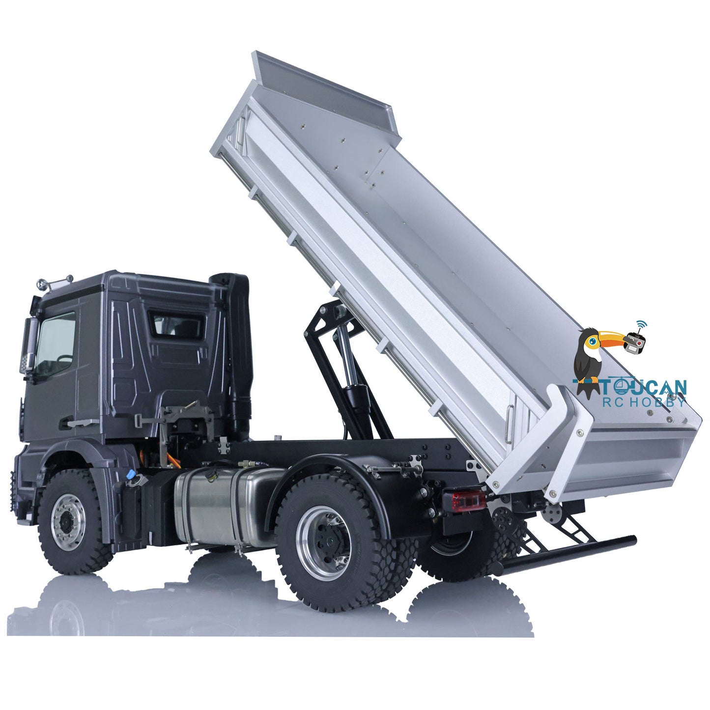 Kabolite 1/14 4*4 Hydraulic RC Dumper K3362 Ready to Run Tipper Sound Light System 2 Speed Gearbox Radio Receiver Birthday Gift