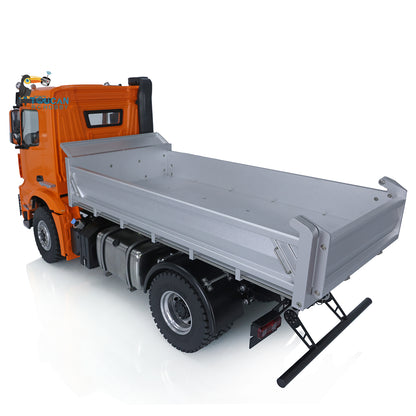 Kabolite K3362 Remote Control Metal Hydraulic Tipper Truck 1/14 Ready to Run Lorry 4*4 RC Dump Truck Light Sound Motor Servo Cylinder