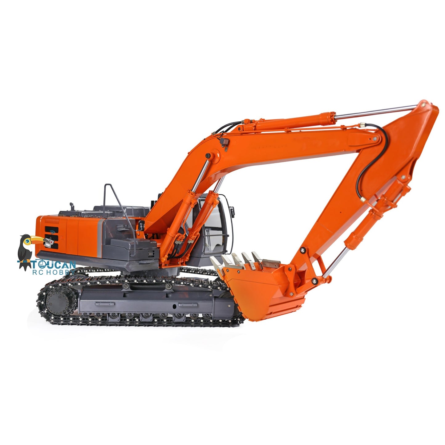 DIM-H3 360 1/12 RC Excavator Assembled Metal Hydraulic Tracked Truck Painted Light System Motor ESC Valve Servo Sticker