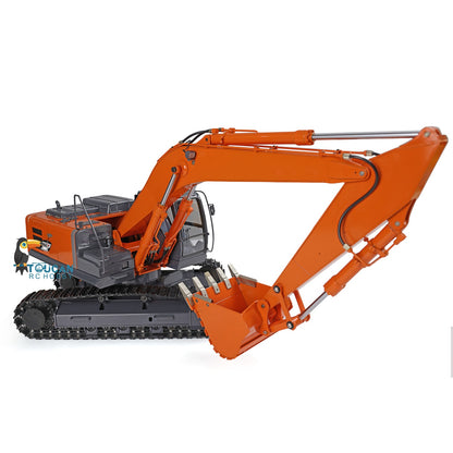 DIM-H3 360 1/12 RC Excavator Assembled Metal Hydraulic Tracked Truck Painted Light System Motor ESC Valve Servo Sticker