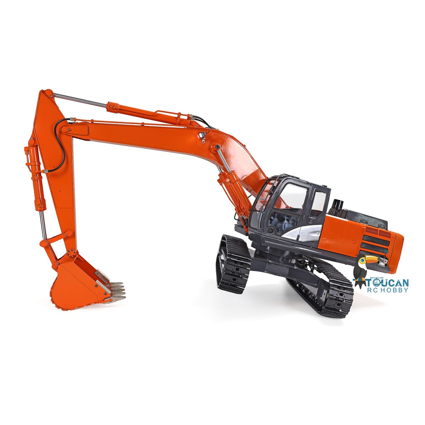 DIM-H3 360 1/12 RC Excavator Assembled Metal Hydraulic Tracked Truck Painted Light System Motor ESC Valve Servo Sticker