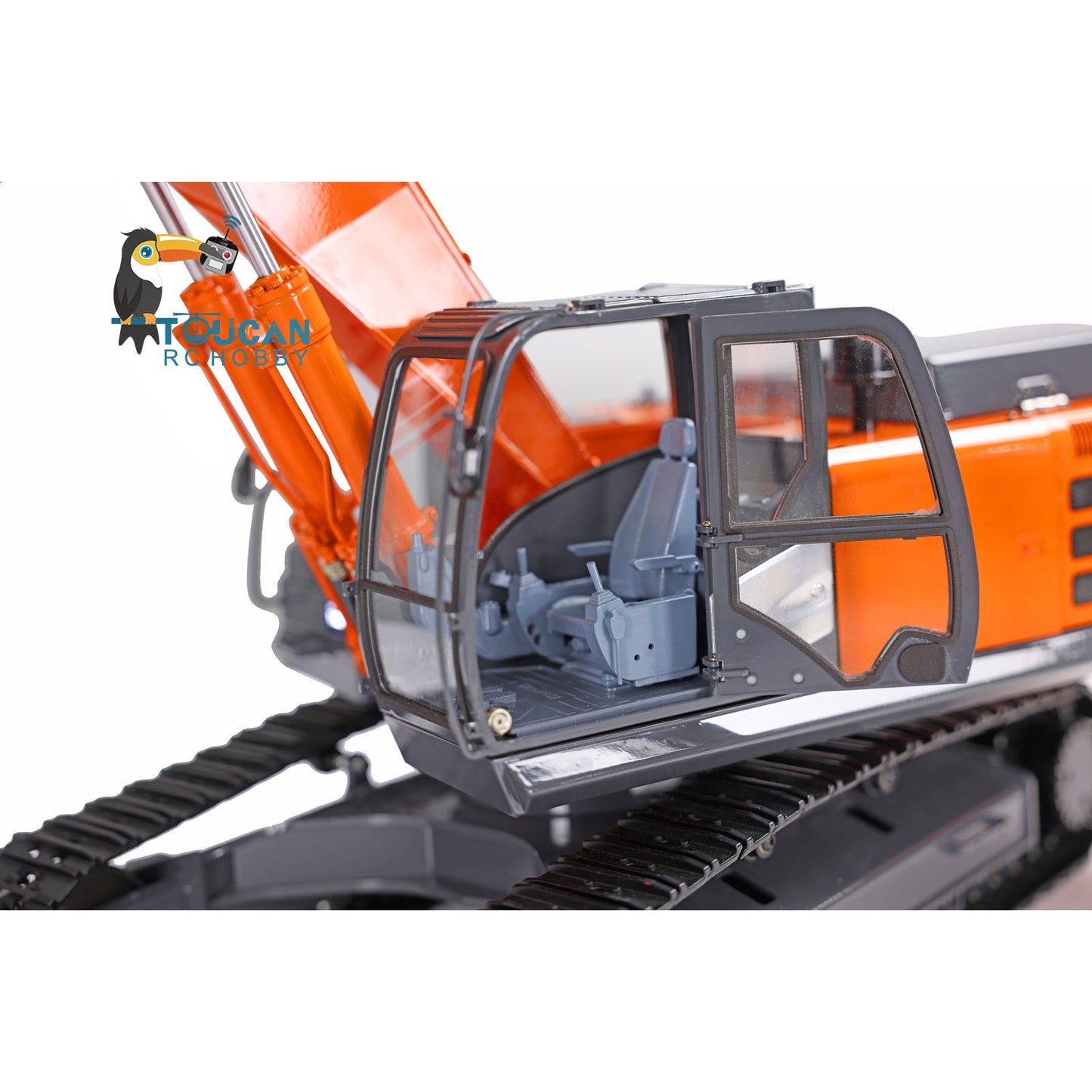 DIM-H3 360 1/12 RC Excavator Assembled Metal Hydraulic Tracked Truck Painted Light System Motor ESC Valve Servo Sticker