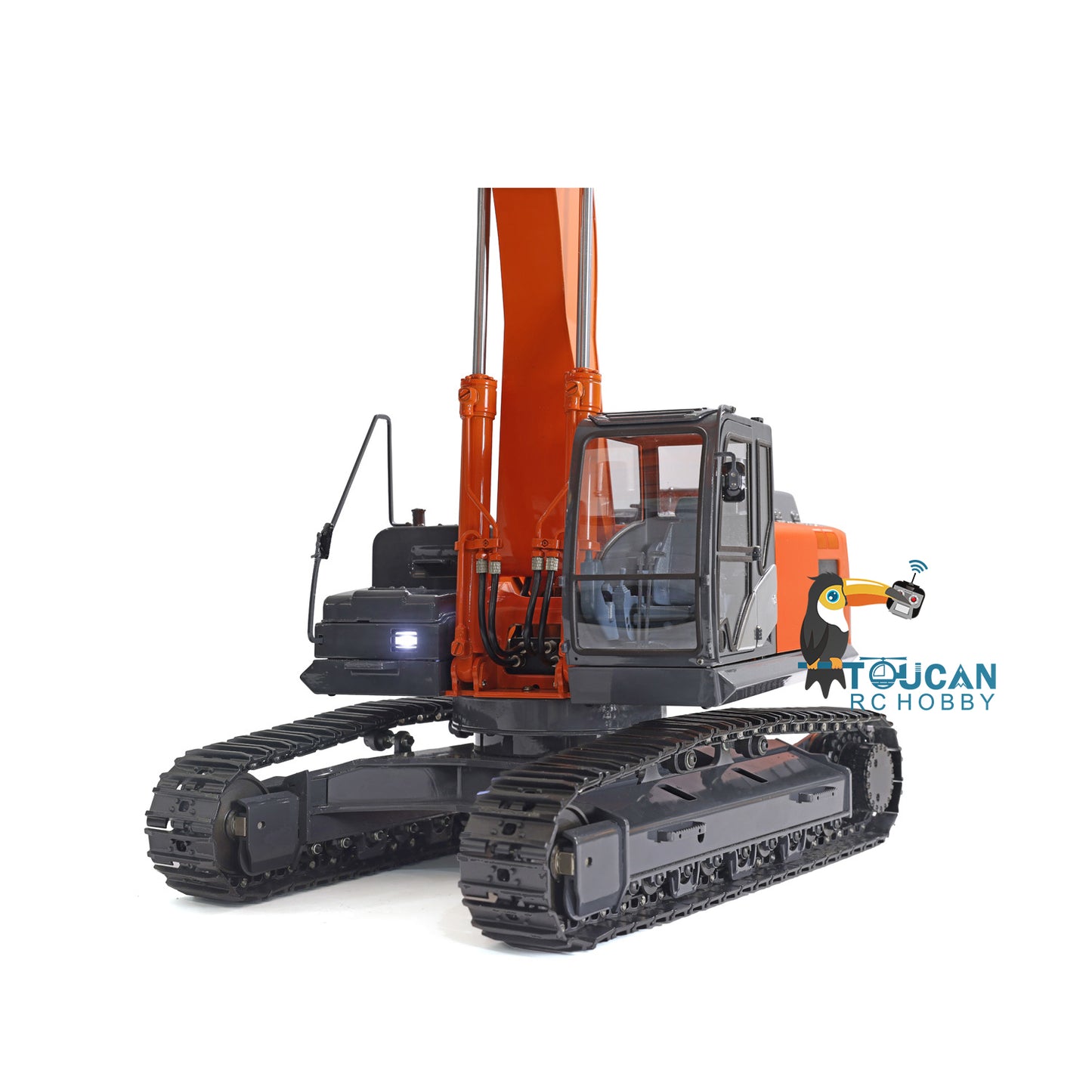 DIM-H3 360 1/12 RC Excavator Assembled Metal Hydraulic Tracked Truck Painted Light System Motor ESC Valve Servo Sticker