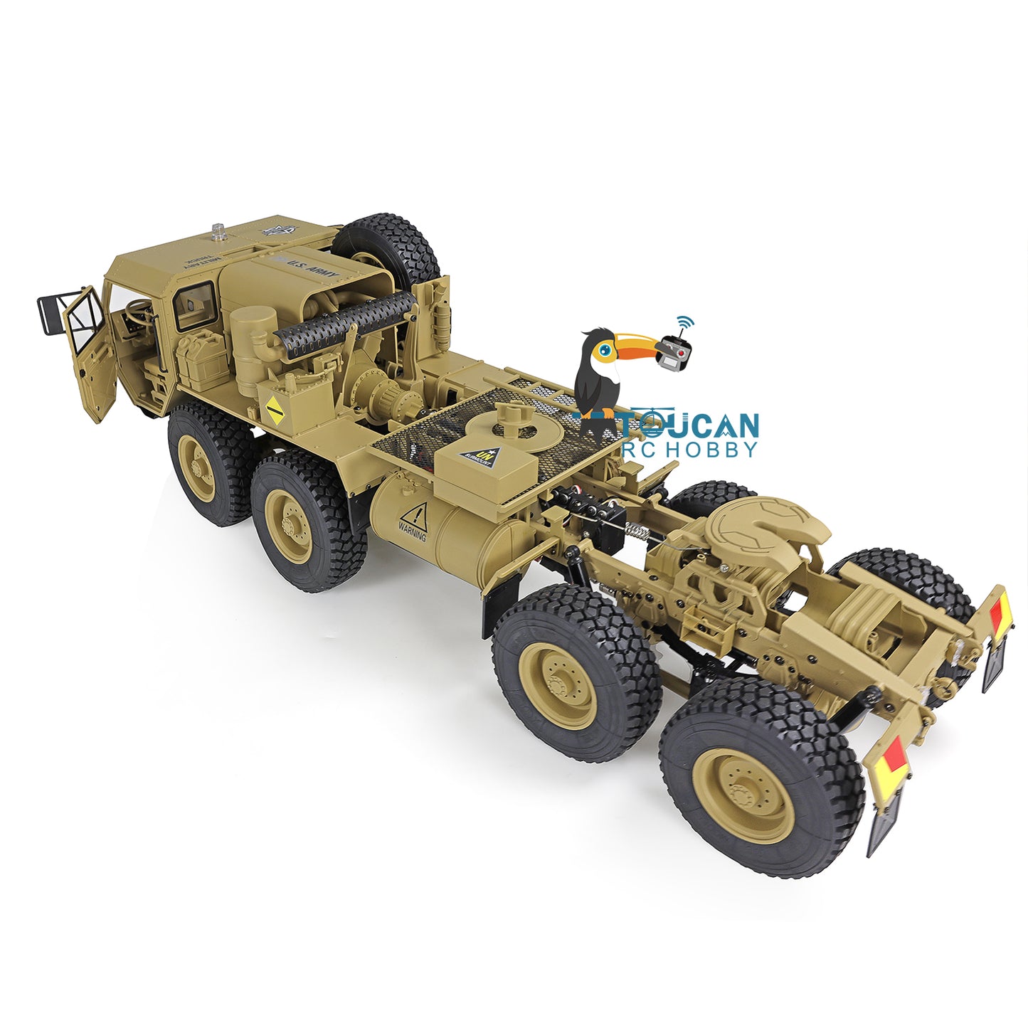 US STOCK 1/12 8x8 RC US Military Truck HG-P802 4 Axles Remote Control Army Car Models