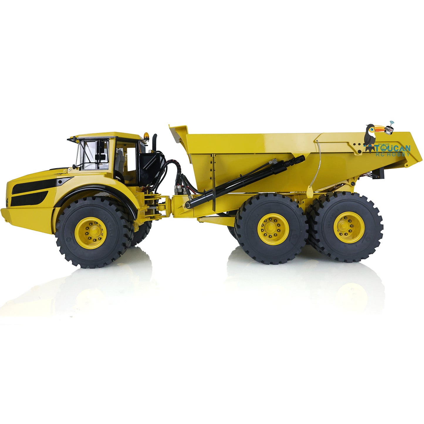 IN STOCK Remote Control 1/14 6x6 Metal Hydraulic lifting Articulated Truck A40G RC Dumper Toys Model Motor Servo Transmitter