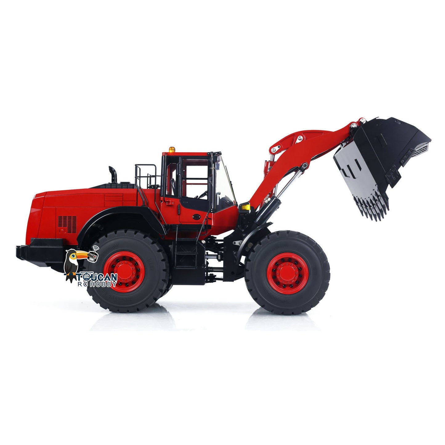 1/14 WA480 Metal RC Hydraulic Loader Remote Control Construction Vehicles Model Sounds Light ESC Servo Motor