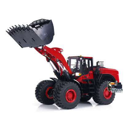 1/14 WA480 Metal RC Hydraulic Loader Remote Control Construction Vehicles Model Sounds Light ESC Servo Motor