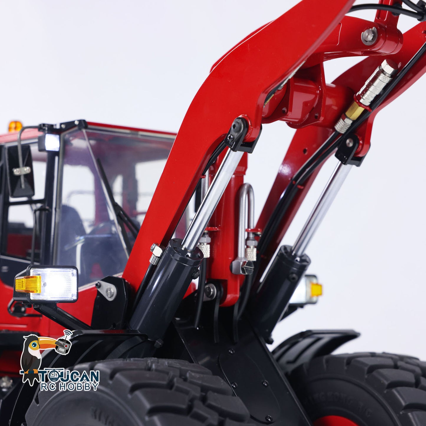 1/14 WA480 Metal RC Hydraulic Loader Remote Control Construction Vehicles Model Sounds Light ESC Servo Motor