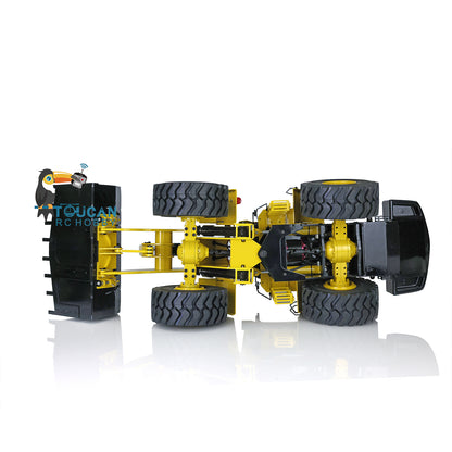 XDRC 1/14 Scale Metal WA470 RC Hydraulic Loader 980L Ready to Run Earth Mover W/ Lights Sound Battery