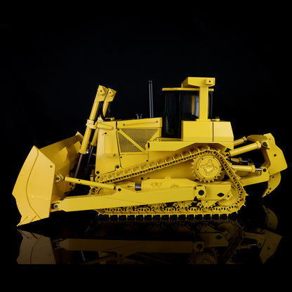 IN STOCK RC Hydraulic Bulldozer DXR2 JDM-98 1/14 Scale JDMODEL Metal Truck Painted Assembled Vehicle Radio Light Sound Pump Cylinder Tracks ESC Motor Hobby Model DIY