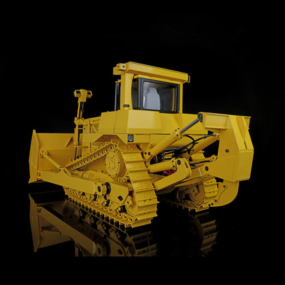 IN STOCK RC Hydraulic Bulldozer DXR2 JDM-98 1/14 Scale JDMODEL Metal Truck Painted Assembled Vehicle Radio Light Sound Pump Cylinder Tracks ESC Motor Hobby Model DIY