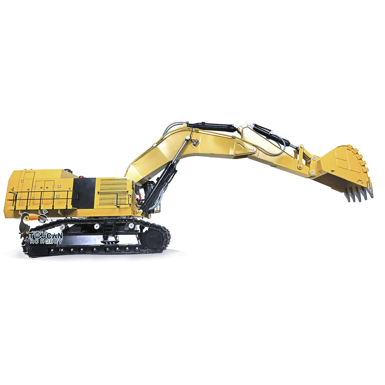 IN STOCK 6015B Metal 1/14 Assembled Hydraulic RC Excavator Remote Cont ...