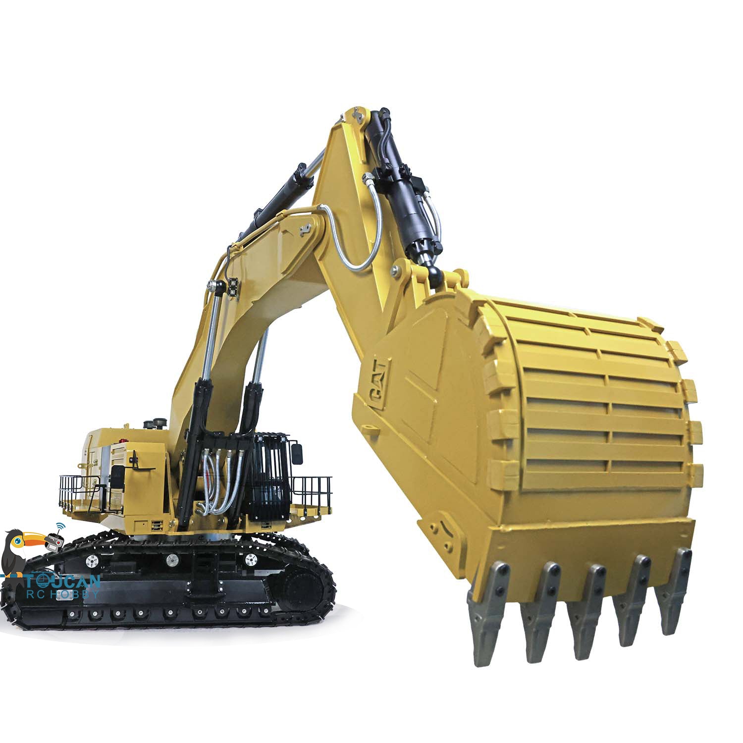 63KG! 1/14 Cater CAT- 6015B Metal Hydraulic Radio Controlled Excavator ...