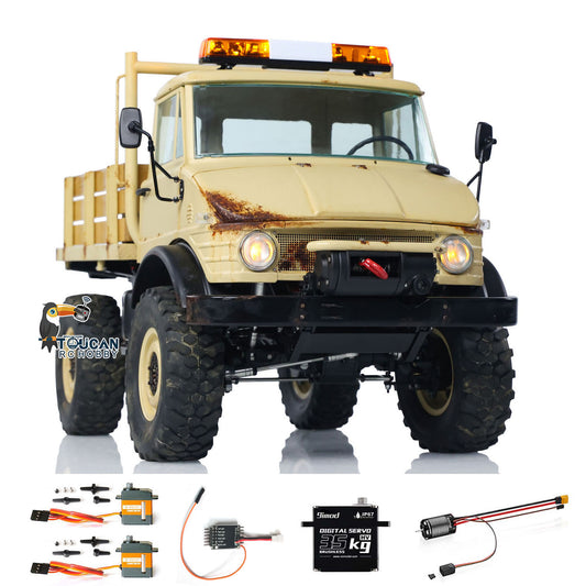 LESU 1/10 4x4 RC Off-Road Vehicles RTR UM406 Remote Controlled Crawler Painted Assembled Trucks Brushless Motor ESC