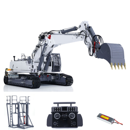 LESU 1/14 RC Full Hydraulic Excavator LR960 RTR Digger Frsky XE Radio Battery Without Sound System