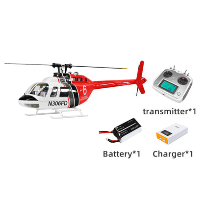 RC Scale Army Helicopter FLYWING 206 V3 RTF Smart Drone Brushless Motor Painted and Assembled GPS EEP Carrying Case