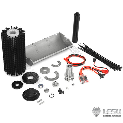 LESU 1/14 Scale Metal Assembled Aoue LT5 Skid-Steer Loader Radio Control Tracked Dozer Blade Openable Bucket Gripper Hay Clamp