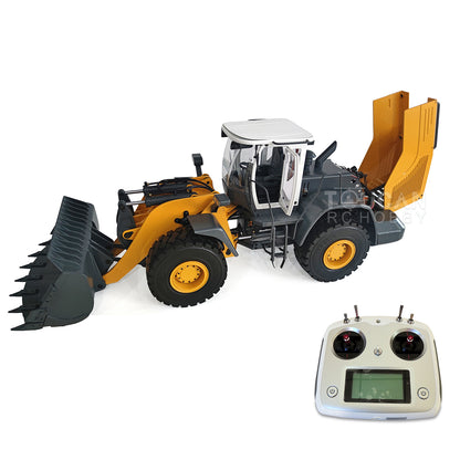 JDMODEL 1/14 RC Wheeled Loader Hydraulic Metal Truck Assembled Painted 870K K870 I6S Radio Light Sound System Valve Pump ESC Motor