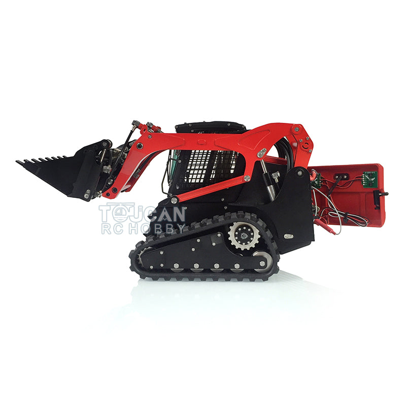 US STOCK RC LESU 1/14 Metal Hydraulic Aoue-LT5 Tracked Skid-Steer Loader RTR  Lights Sounds Truck Model