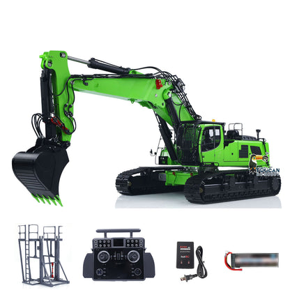 LESU LR960 Digger 1/14 RC Full Hydraulic Excavator Battery Simulation Construction Vehicle Model Digging Arm Light Sound Frsky XE Radio