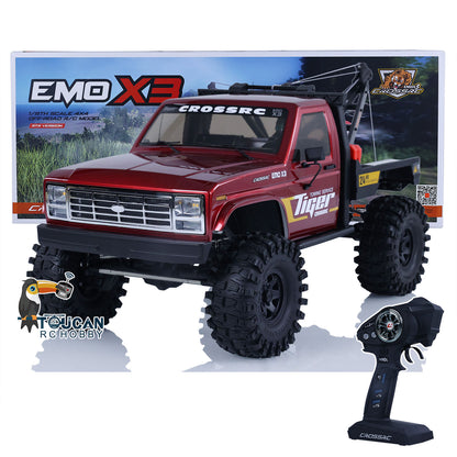 CORSSRC 1/8 4WD EMO X3 RC Towing Rescue Car 4x4 Remote Control Crawler Vehicle Hobby Model PNP Version Assembled Painted