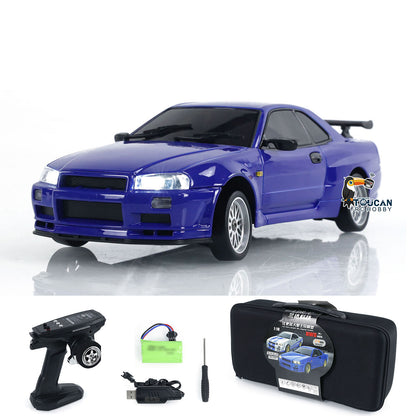 LDRC 1/18 4x2 RC Racing Car RWD Remote Controlled Drift Vehicles Assembled and Painted Gyroscope LD1899 ESC Servo Motor