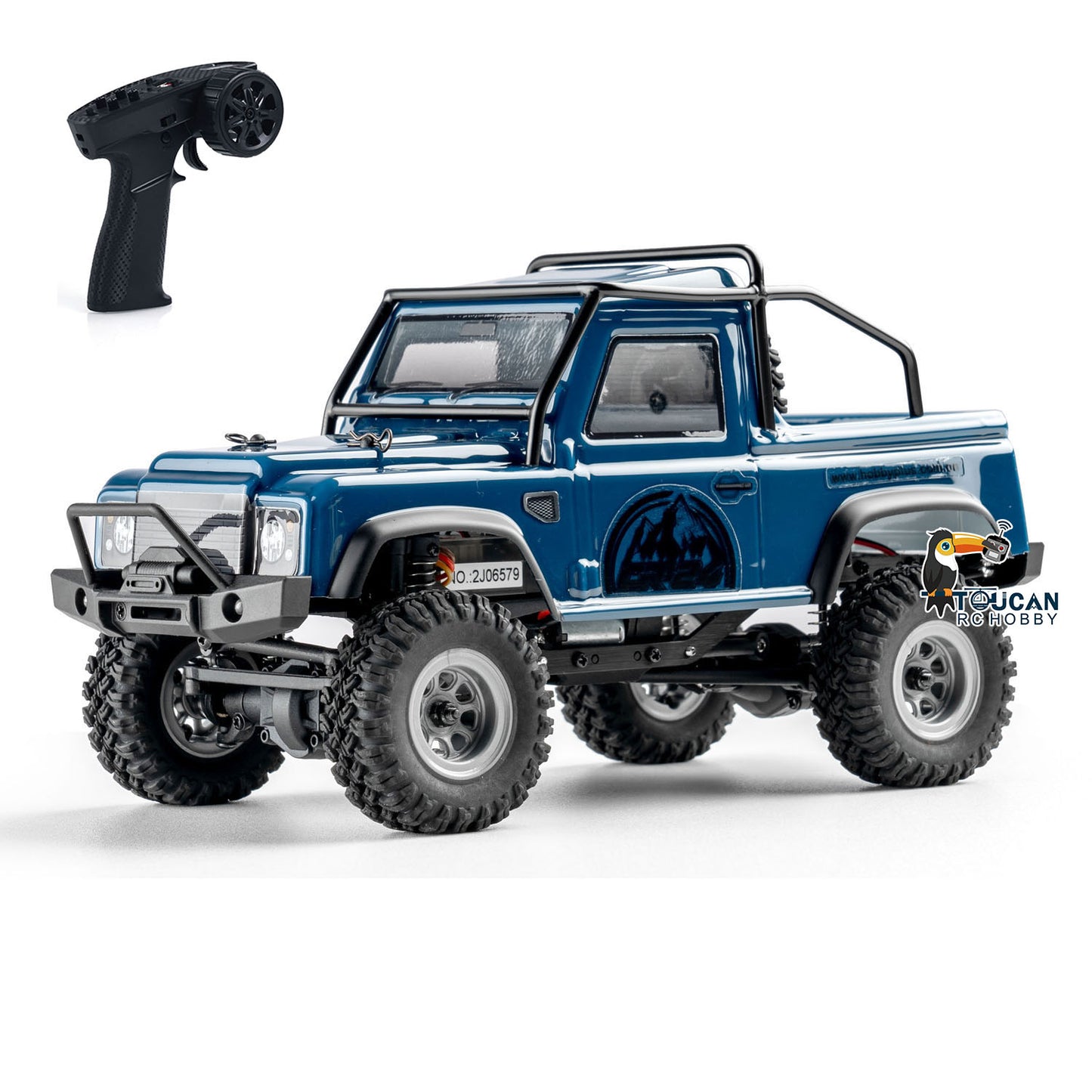 1:24 4x4 4WD RC Off-road Vehicles Mini Remote Control Climbing Crawler Car DIY Simulation Model ESC Servo Light System