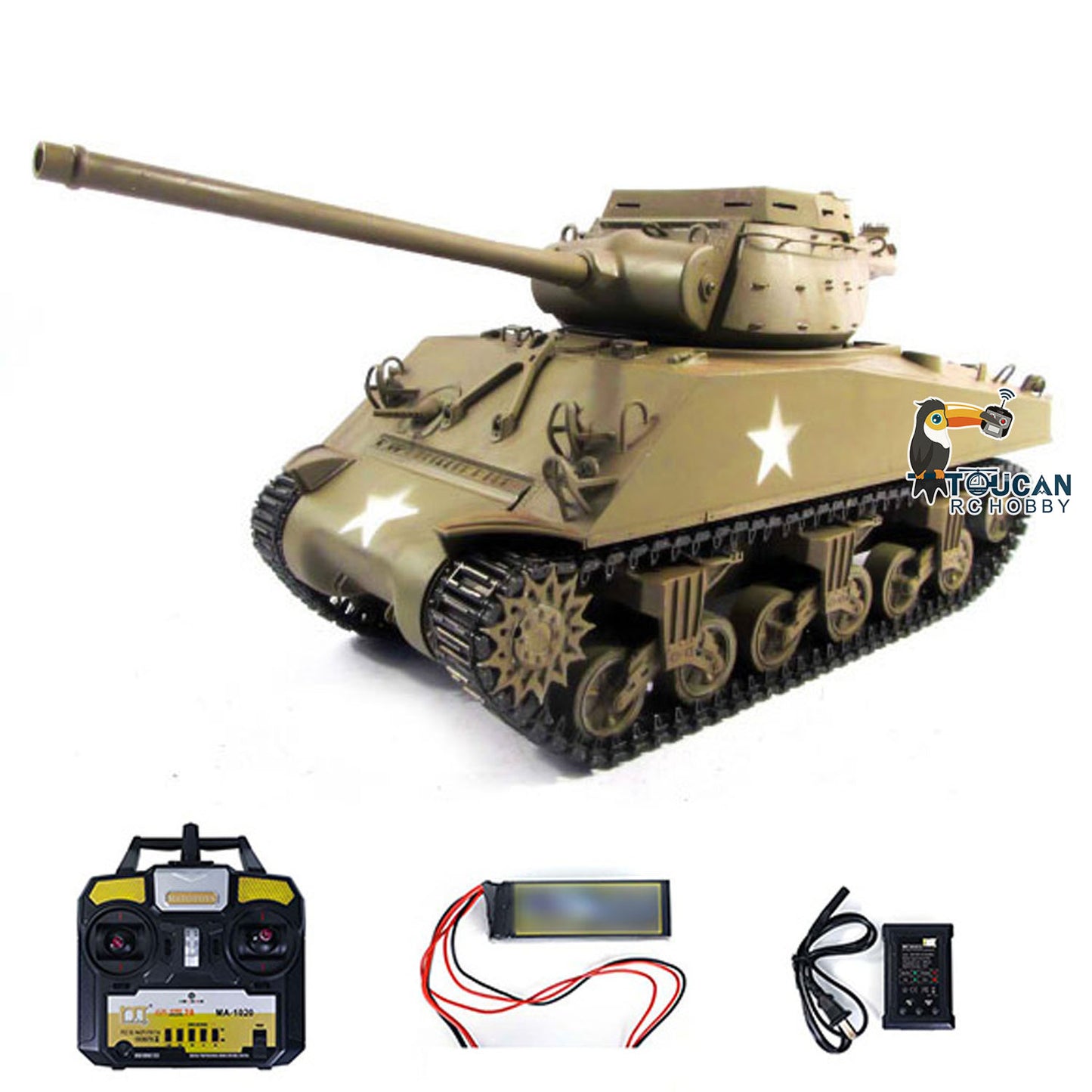 US STOCK Mato Metal 1/16 Scale RC Tank Remote Controlled Military Panzer Army Vehicle M36B1 Destroyer Infrared RTR 1231 Simulation Models