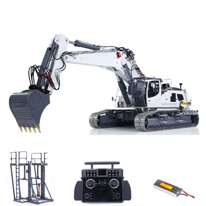 LESU 1/14 RC Full Hydraulic Excavator LR960 RTR Digger Frsky XE Radio Battery Without Sound System