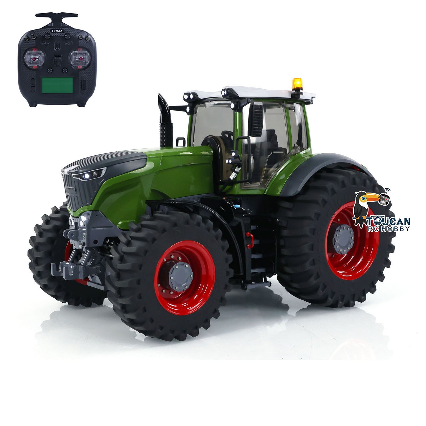 IN STOCK LESU 1/16 4X4 Fendt 1050 RC Tractors Metal Chassis Ready to Run Car Differential Lock Model FrSky ST8 ESC Servo Motor DIY Vehicle