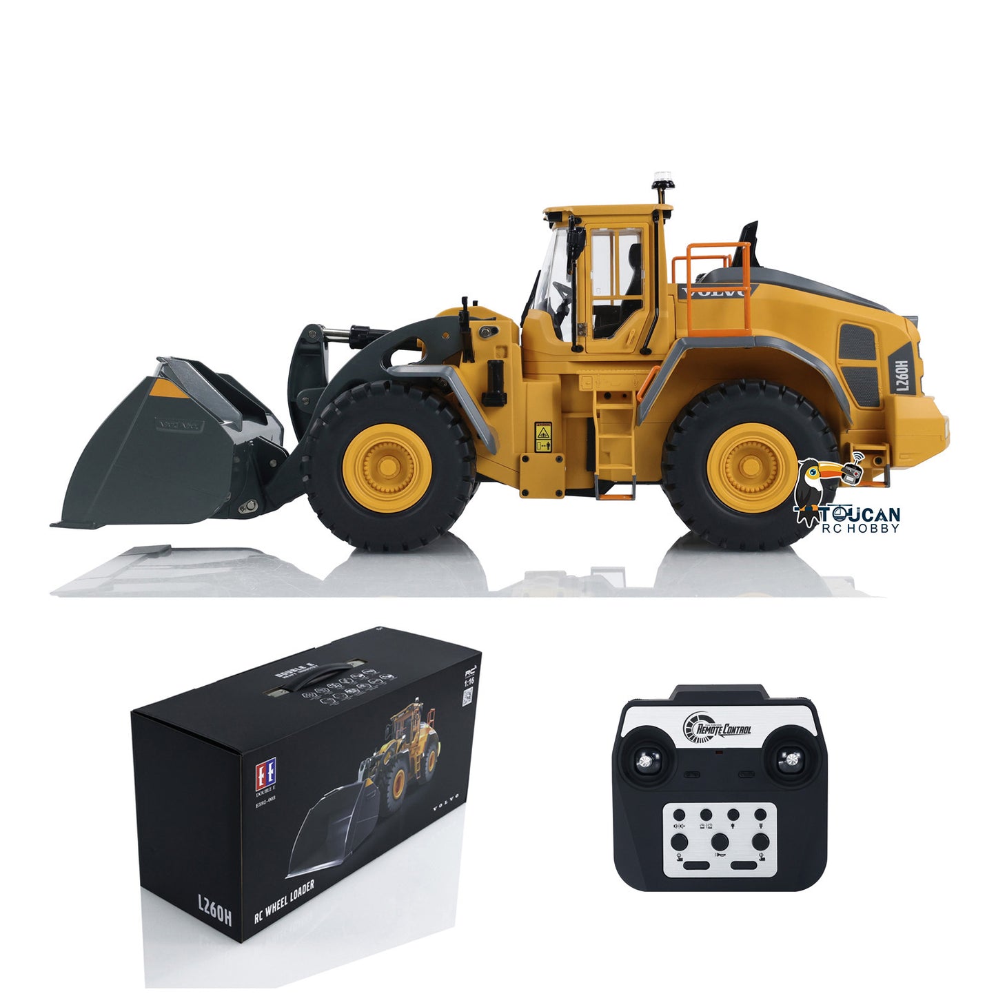 Double Eagle 1/16 L260H E592 RC Loader Remote Control Construction Vehicle Simulation Car Light Sound ESC Motor Servo